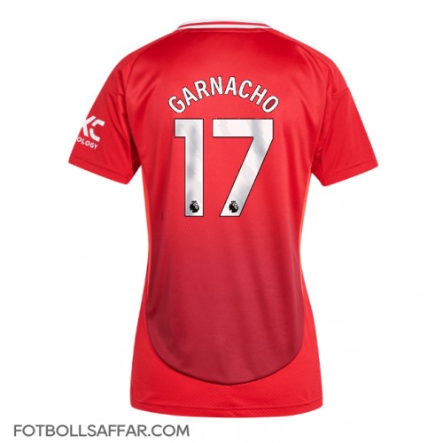 Manchester United Alejandro Garnacho #17 Hemmatröja Dam 2024-25 Kortärmad